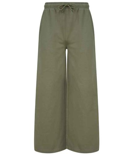 SF Ladies Sustainable Fashion Wide Leg Joggers - KHA - XXL